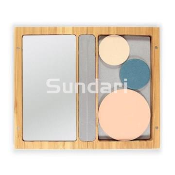 Estuche de Bambú Multifunción - Small Bamboo Magnetic Refillable Box - Imagen 1